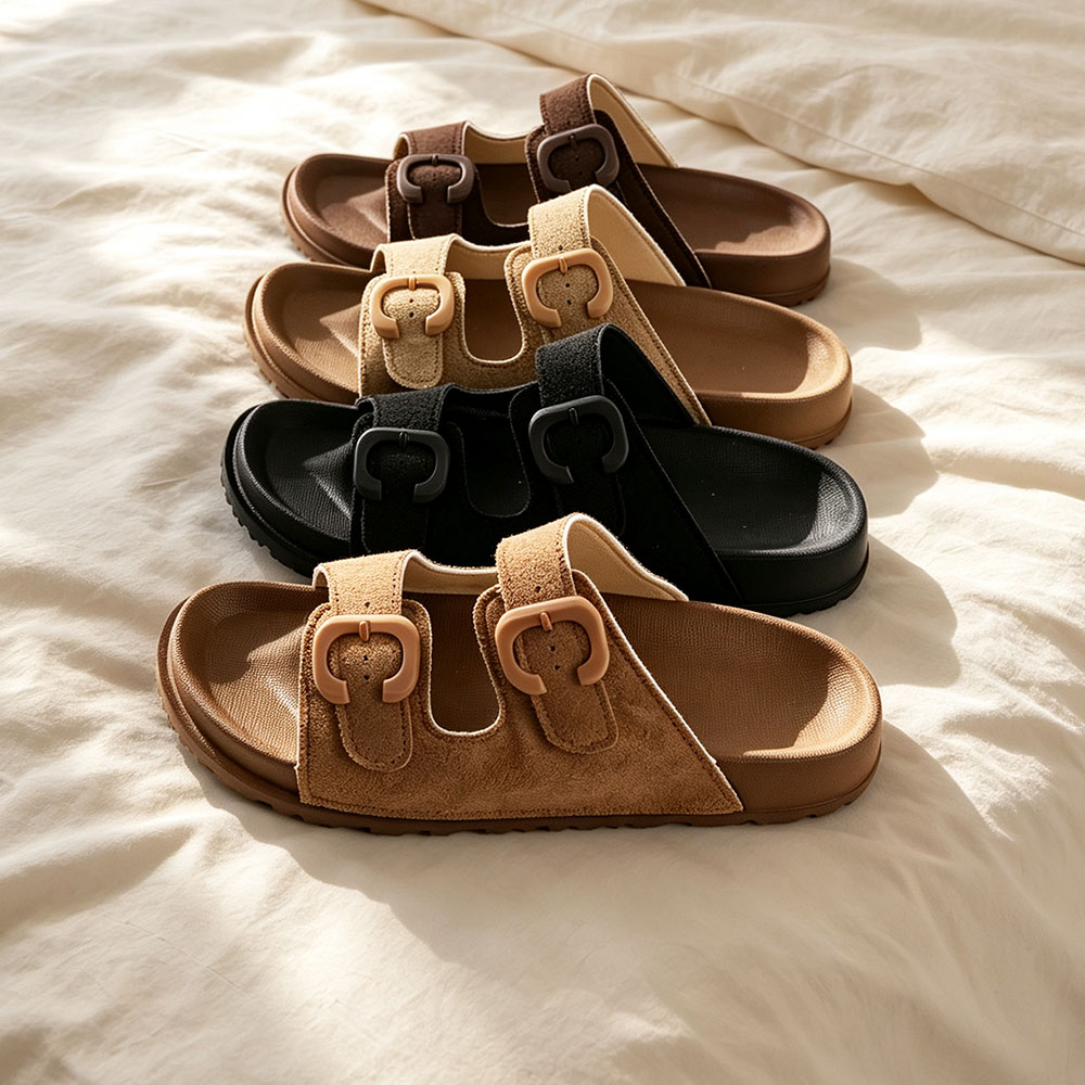 Women'S Fashion Korea - Women Plus Size Open Toe Double