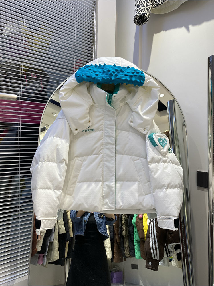 Women'S Fashion Parka - 2024 Fashion Women Jacket 90% White