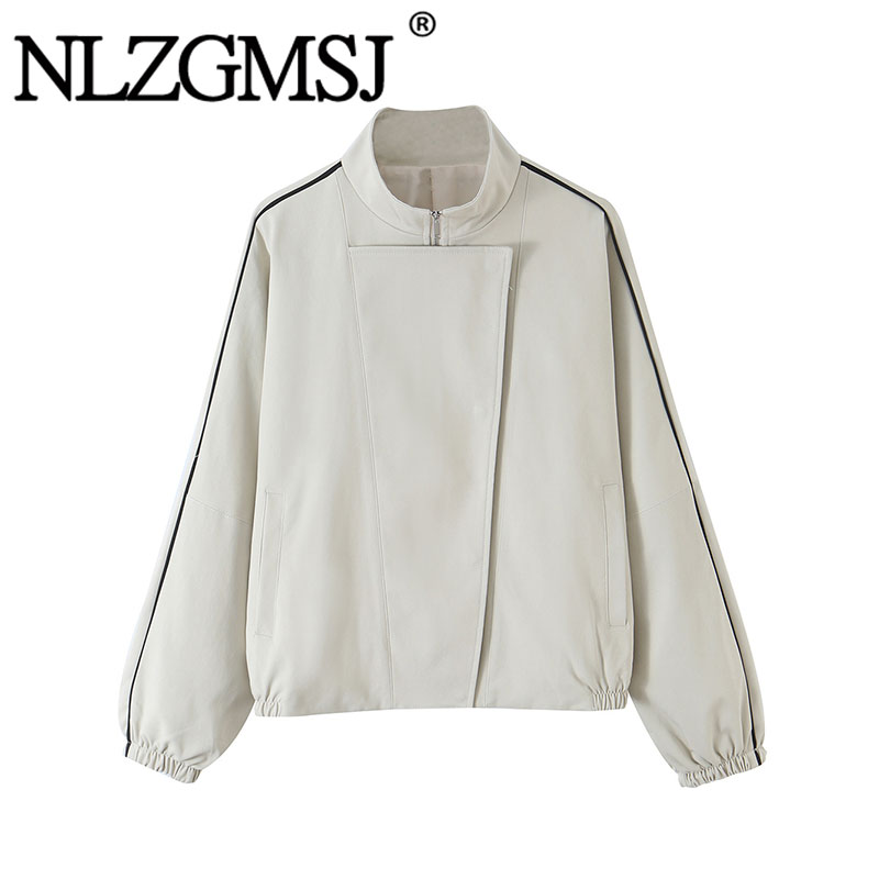 Women'S Fashion Bomber Jacket - NLZGMSJ 2026 Autumn Casual Chic Women