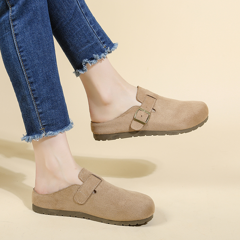 Women'S Fashion Korea - Women's Retro Slippers, Women's One-Heel Sandals,