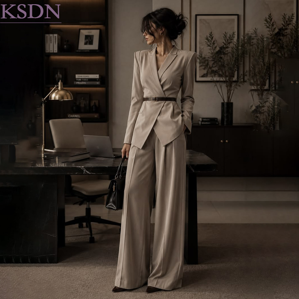 Women'S Fashion Blazer - Skinny Belted Women's Suits Customized Fashion