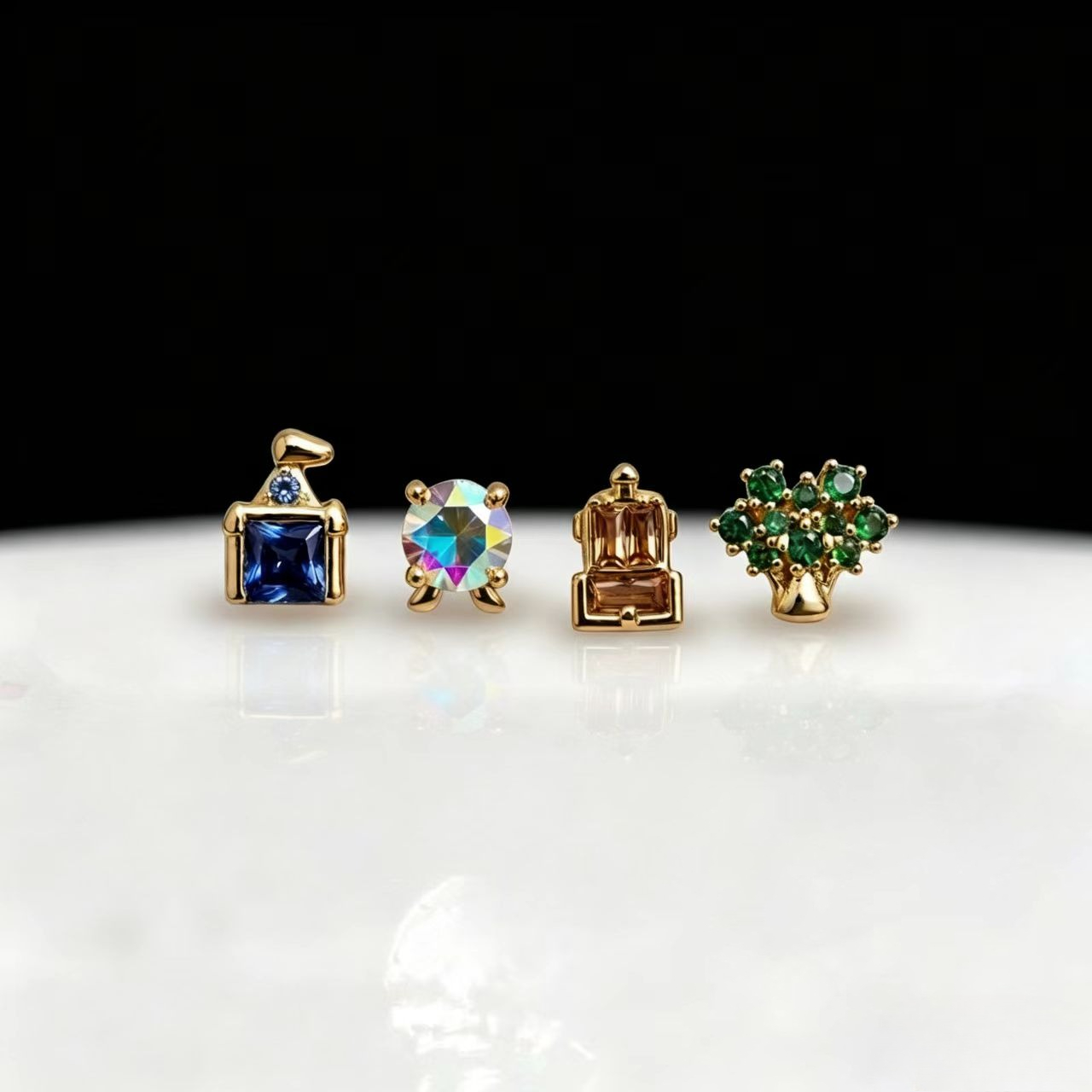 Women'S Fashion Earrings - New Exquisite Cute Amusement Park Stud