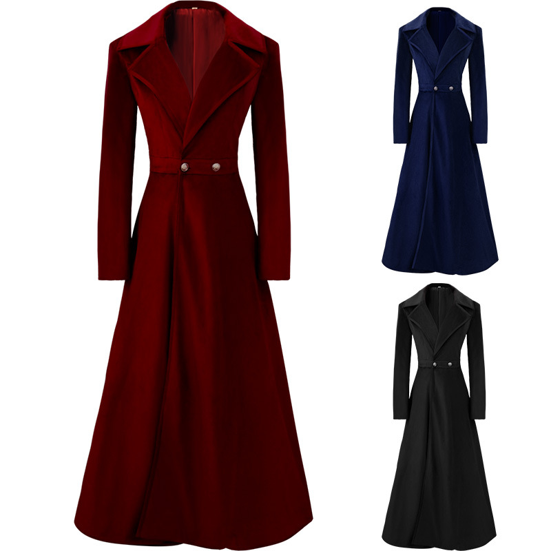 Velvet Blazer Women - Women's 19th century Elegant Notched Lapel