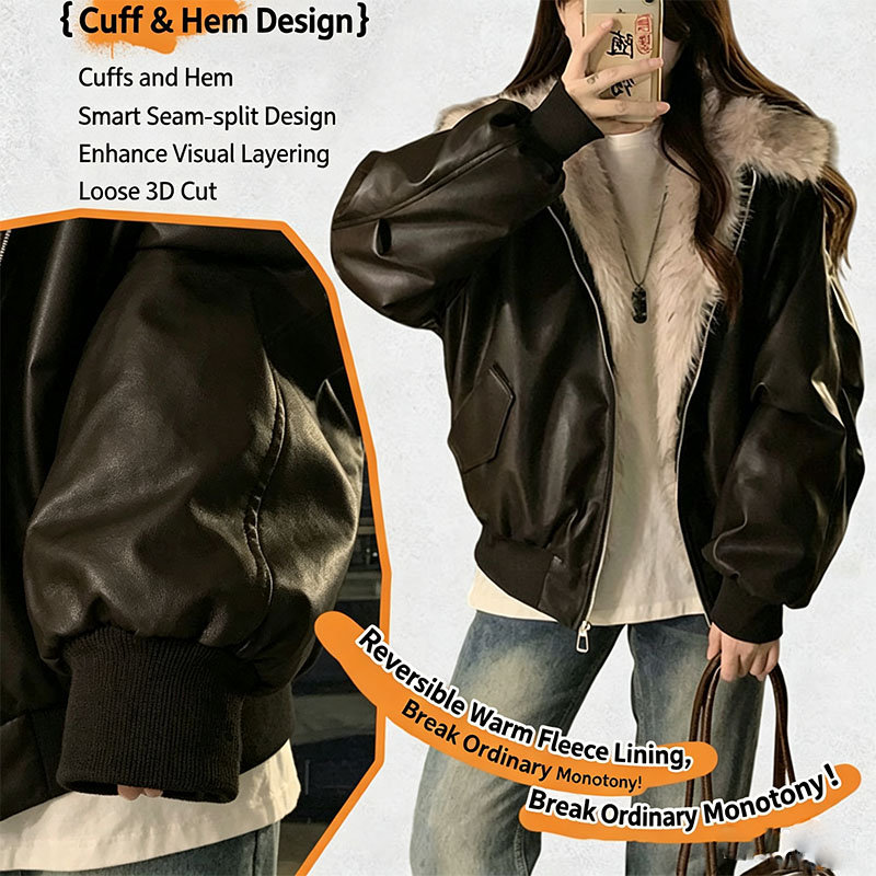 Winter Thick Warm Fleece Hoode - đánh giá và giá Women'S Fashion Bomber Jacket