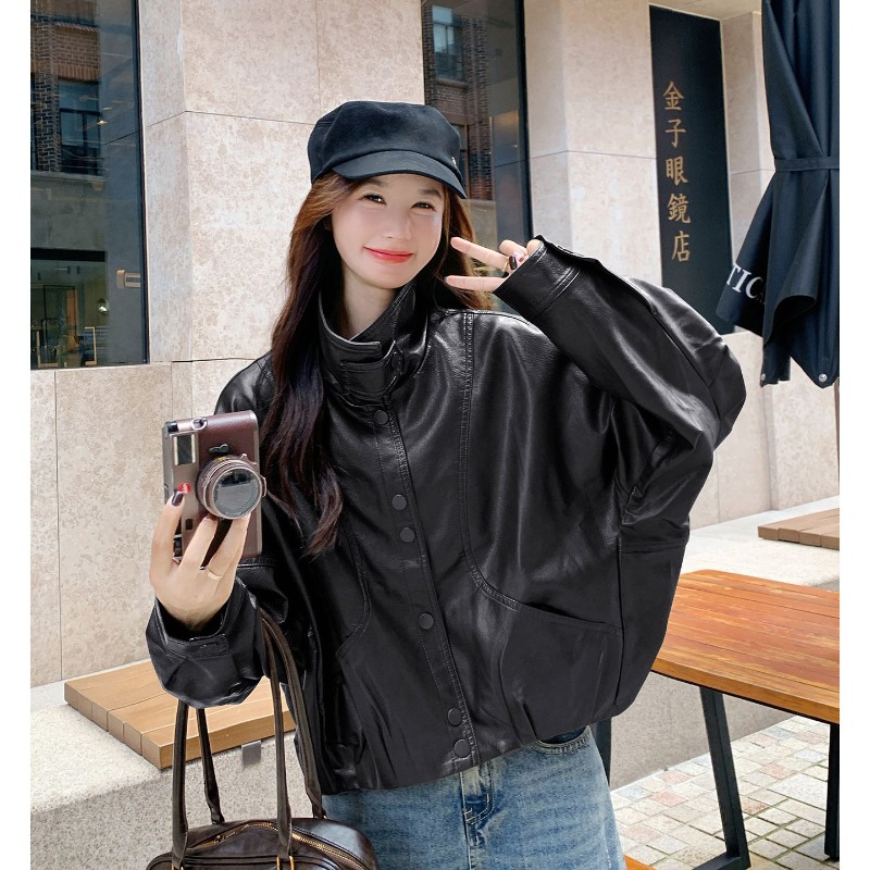 Vintage Leather Jackets for Wo - đánh giá và giá Women'S Fashion Bomber Jacket