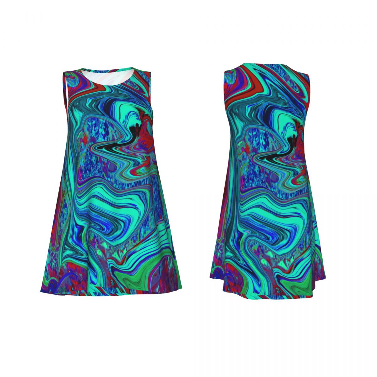 Retro 60s Ar Dress Groovy Abst - đánh giá và giá Women'S Fashion Of The 60S