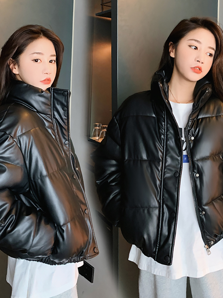 Winter Warm Thick PU Leather C - đánh giá và giá Women'S Fashion Parka
