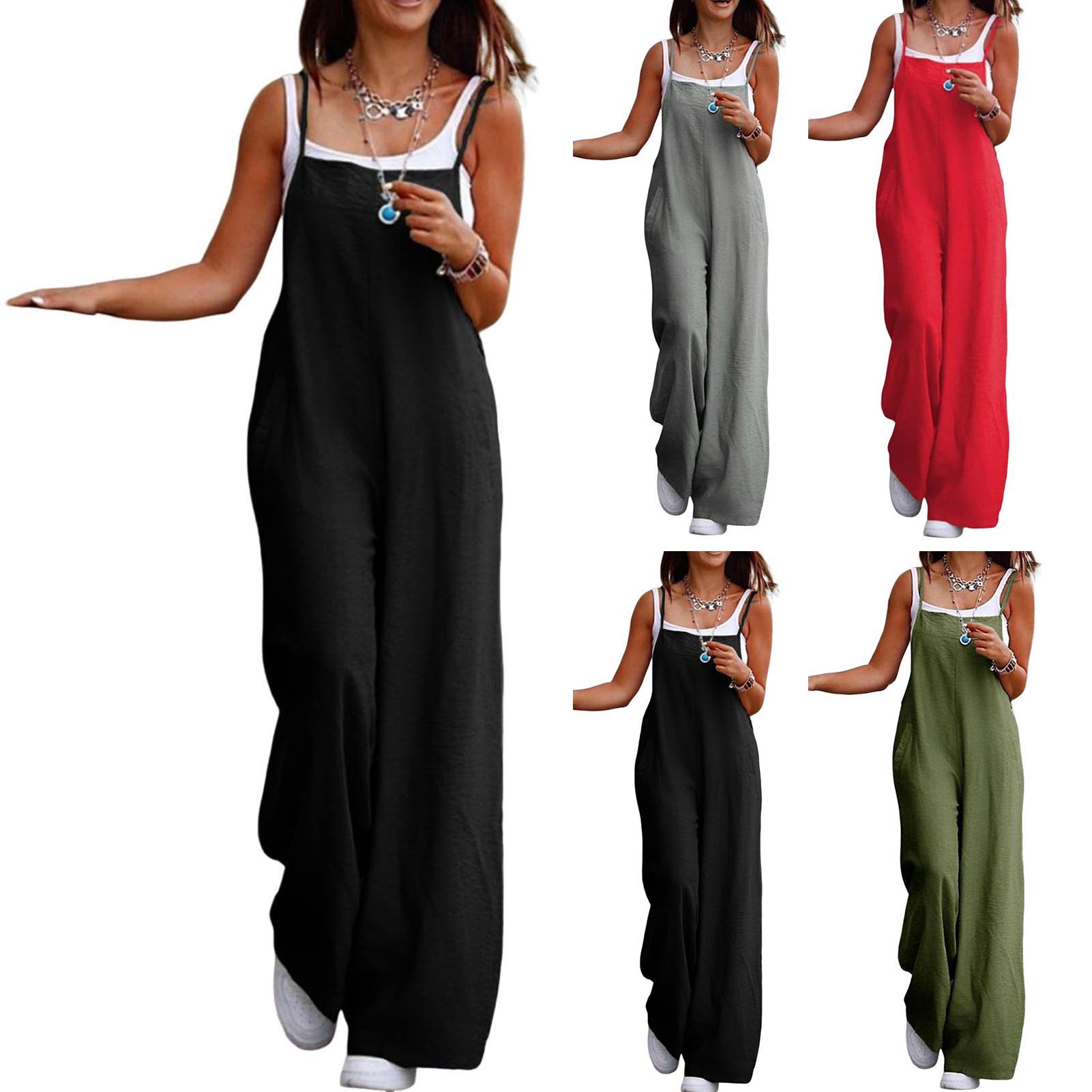 Casual Loose Jumpsuit Women Sp - đánh giá và giá Women'S Fashion Overalls