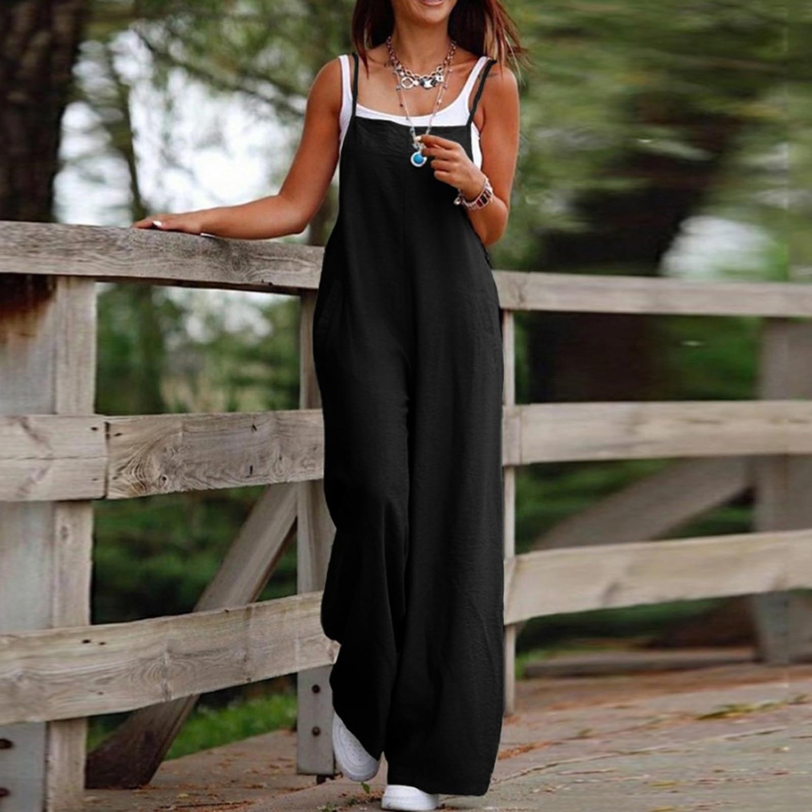 Casual Loose Jumpsuit Women Sp - đánh giá và giá Women'S Fashion Overalls