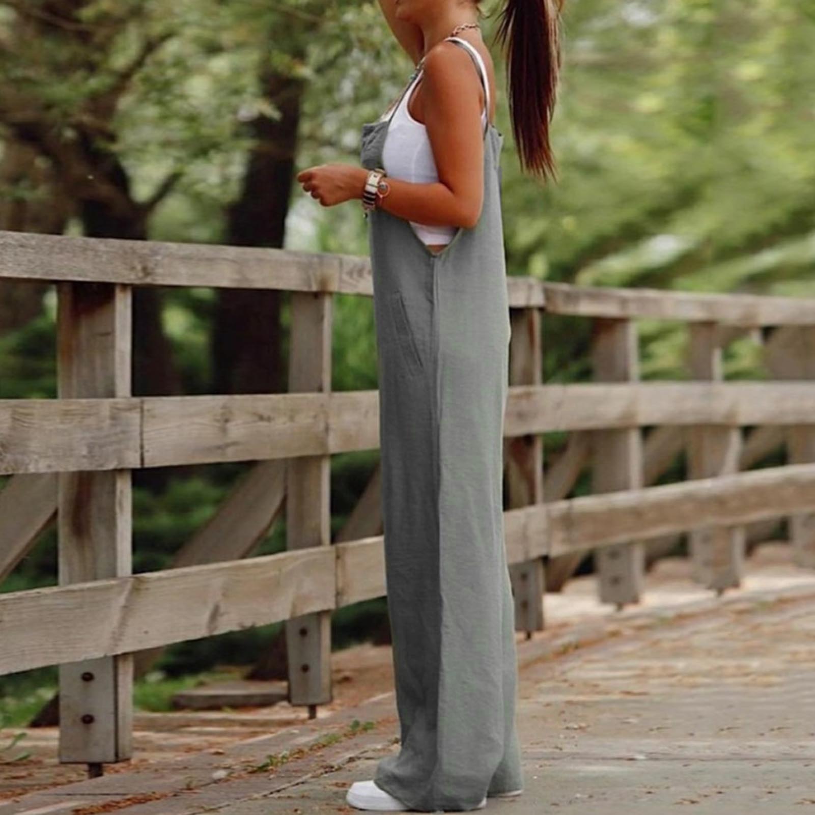 Casual Loose Jumpsuit Women Sp - đánh giá và giá Women'S Fashion Overalls