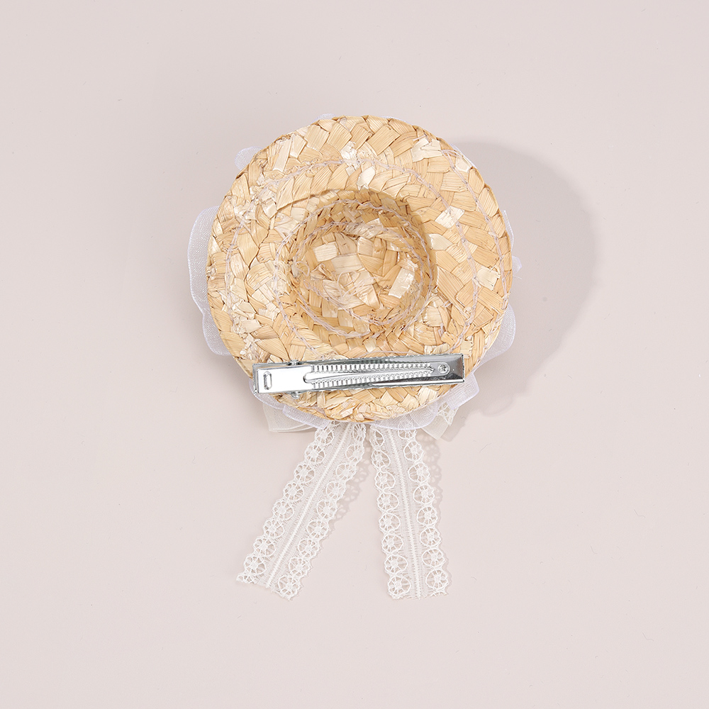 New Mini Straw Hat Hair Clip S - đánh giá và giá Straw Hat Summer