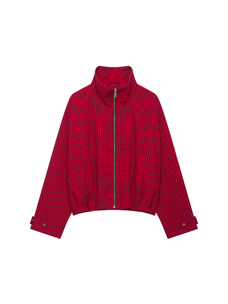 Autumn Women Plaid Bomber Jack - đánh giá và giá Women'S Fashion Bomber Jacket