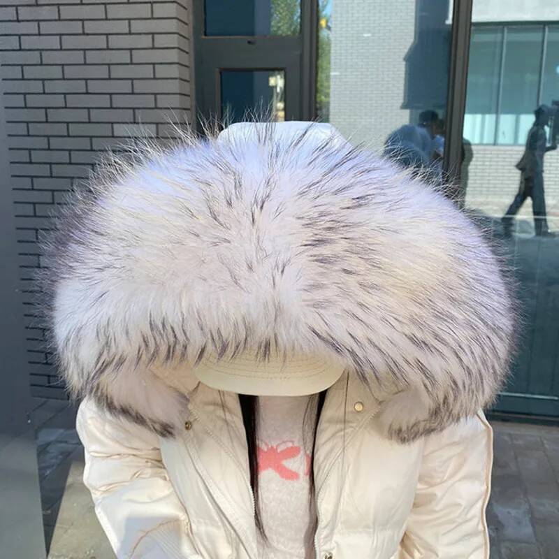 Raccoon Fur Collars For Jacket - đánh giá và giá Women'S Fashion Parka