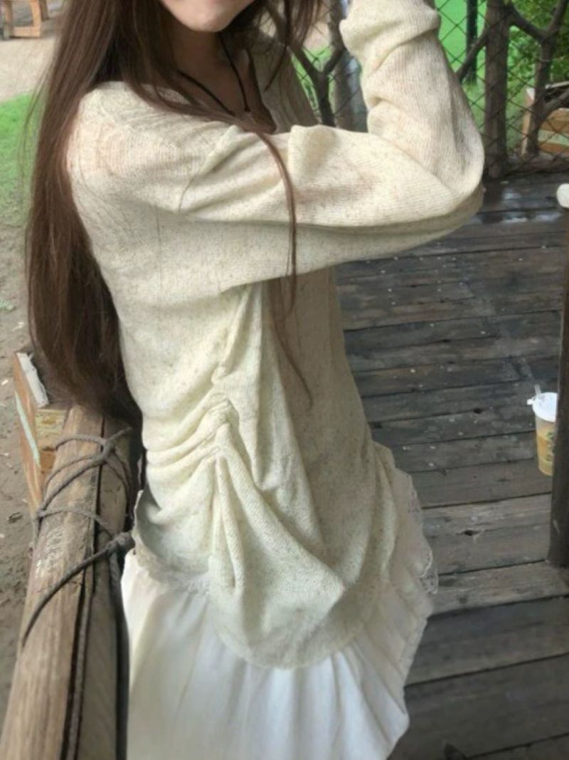 Korean Style Sweet V-neck Bow  - đánh giá và giá Women Fashion Blouse