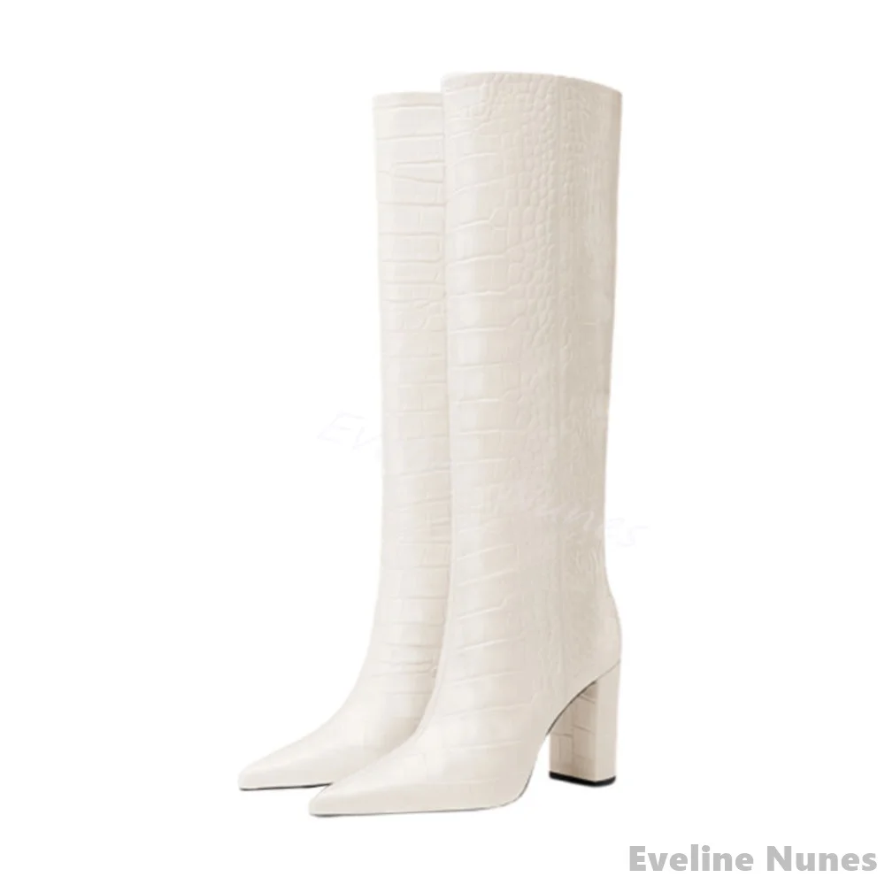 Luxury Crocodile Pattern Boots - đánh giá và giá Winter Fashion Women Boots