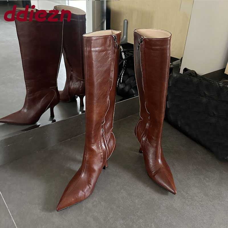 Fashion Pointed Toe Ladies Kne - đánh giá và giá Winter Fashion Women Boots