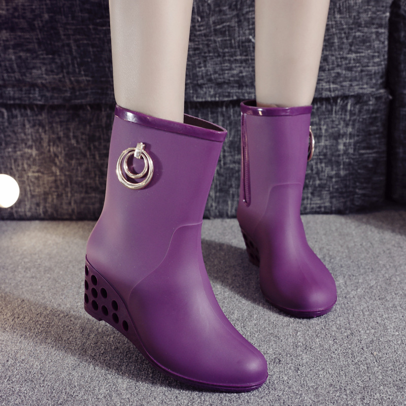 Korean Style Wedges Mid Tube R - đánh giá và giá Women'S Fashion Korea