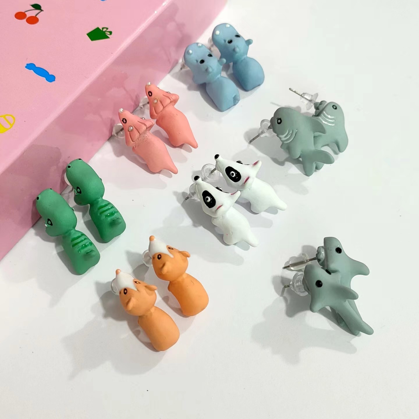 2pcs/1pair Animal Cartoon Stud - đánh giá và giá Women'S Fashion Earrings