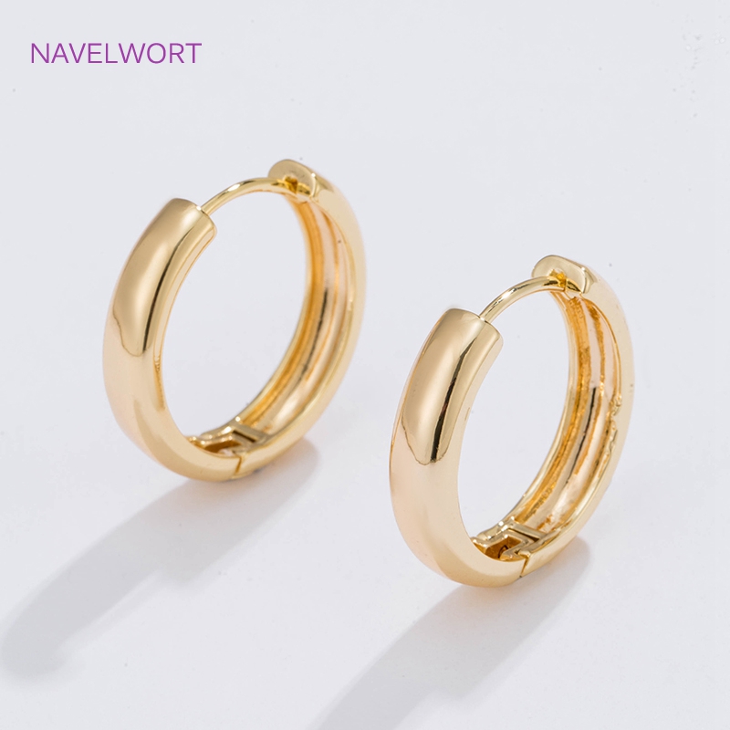 6 Sizes Gold Plated Circle Hoo - đánh giá và giá Women'S Fashion Earrings