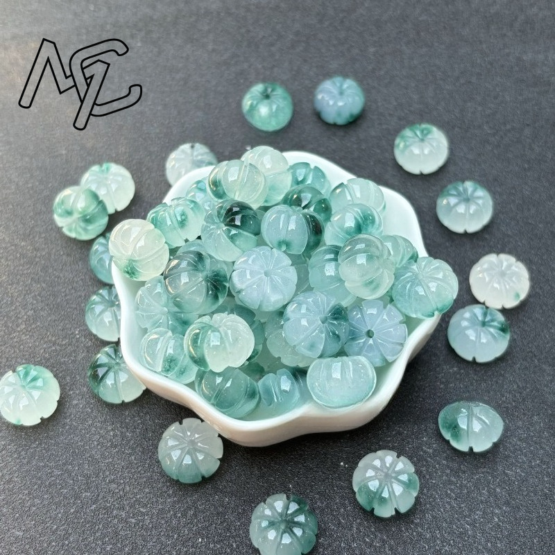 10pcs A Green Jade Pumpkin Bea - đánh giá và giá Women'S Fashion Earrings
