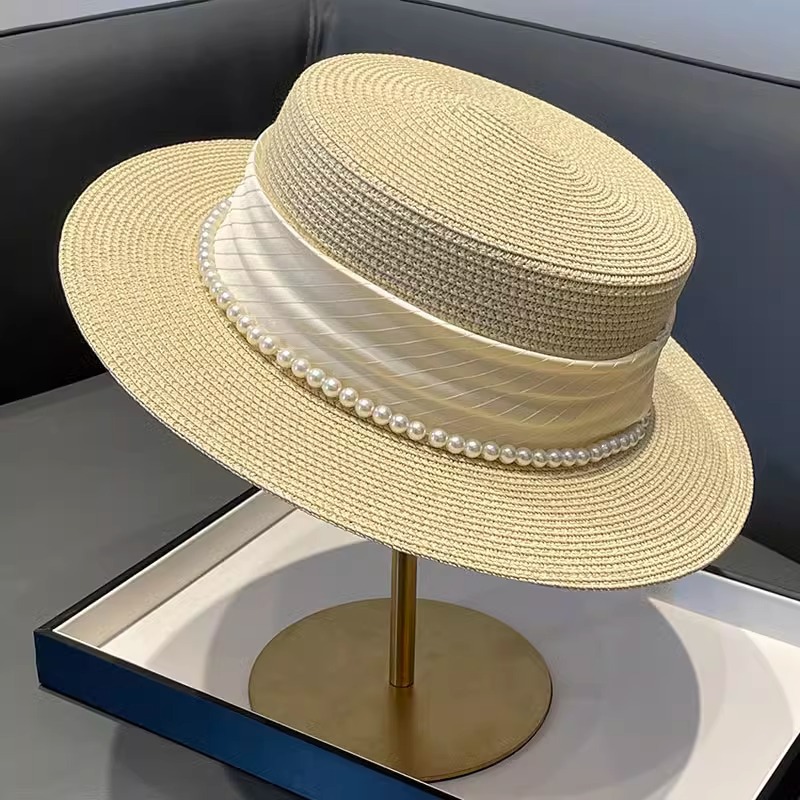 2025 New Style Hat Retro Flat  - đánh giá và giá Straw Hat Summer