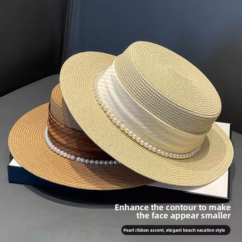 2025 New Style Hat Retro Flat  - đánh giá và giá Straw Hat Summer