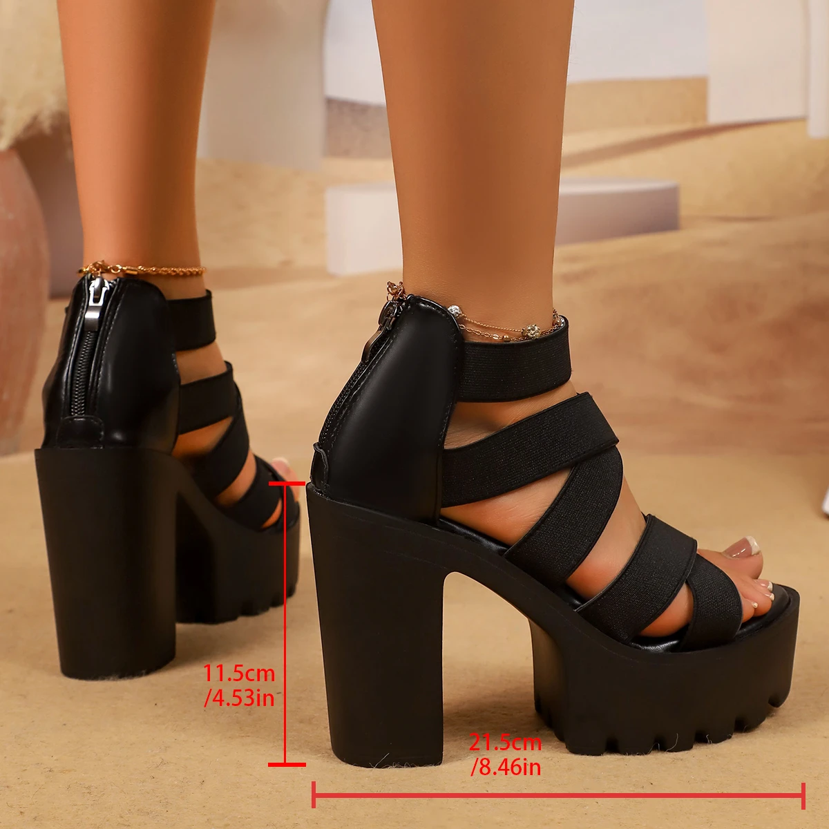 2025 Women Sandals Punk Style  - đánh giá và giá Women'S Fashion Summer 2025