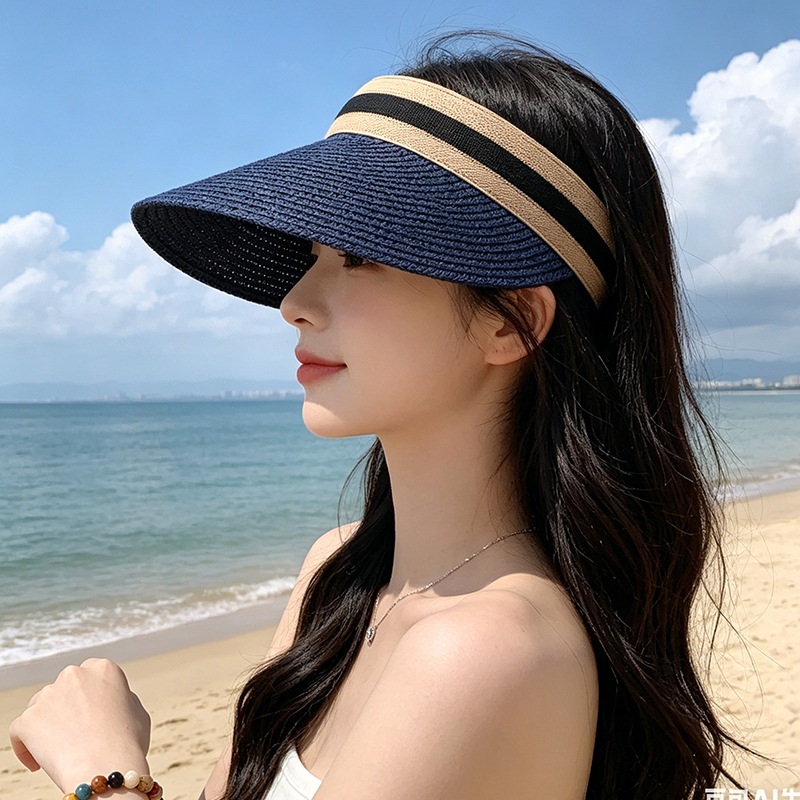 Customized Embroidered Logo Ou - đánh giá và giá Straw Hat Summer