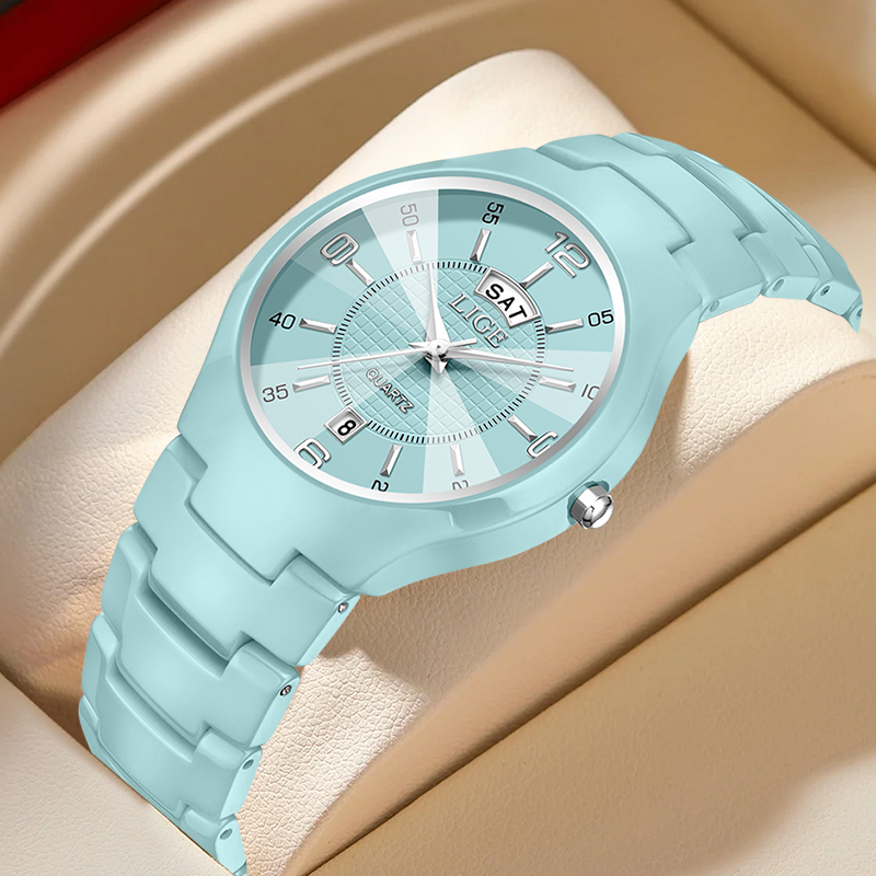 LIGE Luxury Elegant Quartz Wom - đánh giá và giá Women Fashion Simple