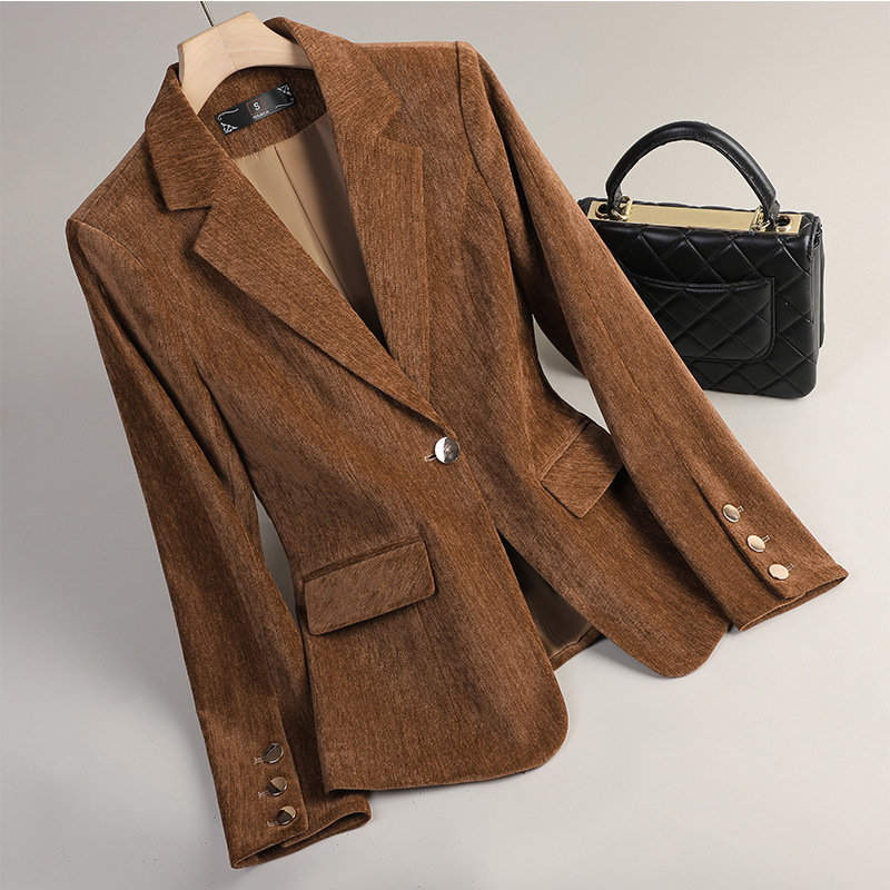 Yellow Gold Velvet Blazer Wome - đánh giá và giá Velvet Blazer Women