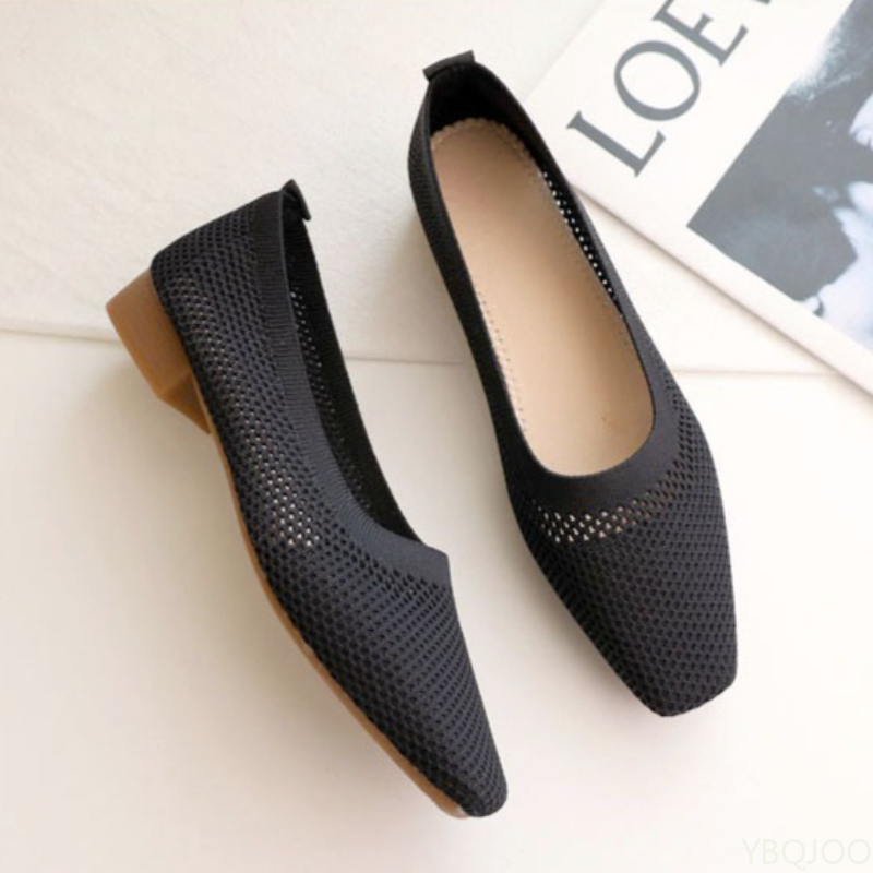 Square toe low heel soft soled - đánh giá và giá Women'S Fashion Summer 2025