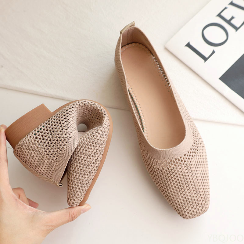 Square toe low heel soft soled - đánh giá và giá Women'S Fashion Summer 2025