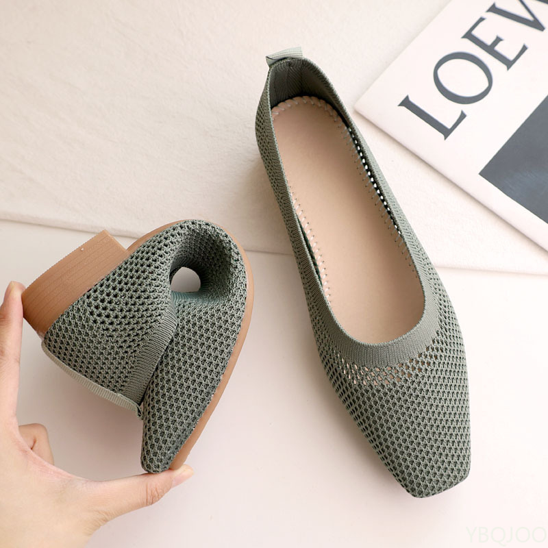 Square toe low heel soft soled - đánh giá và giá Women'S Fashion Summer 2025