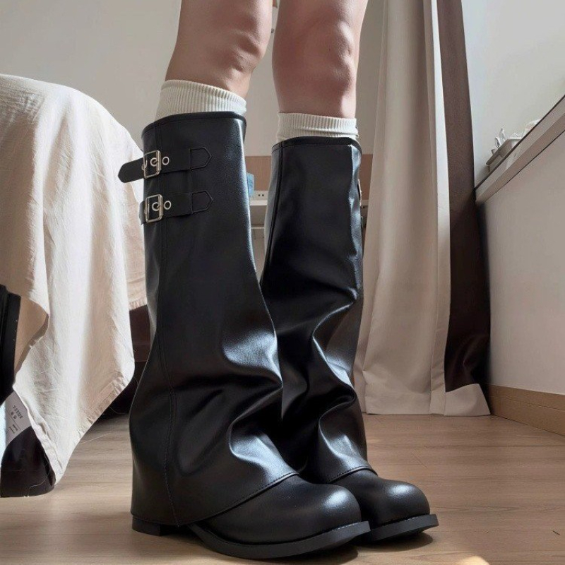 Y2K Korean Style Retro Knee‑hi - đánh giá và giá Winter Fashion Women Boots
