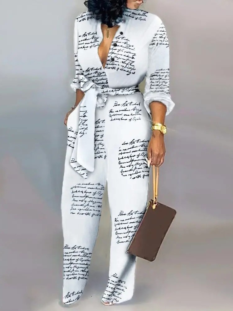 Women Fashion Letter Print Lon - đánh giá và giá Women'S Fashion Overalls
