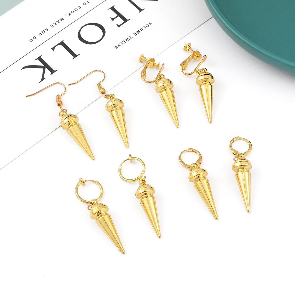Fashion Anime Golden Color Awl - đánh giá và giá Women'S Fashion Earrings