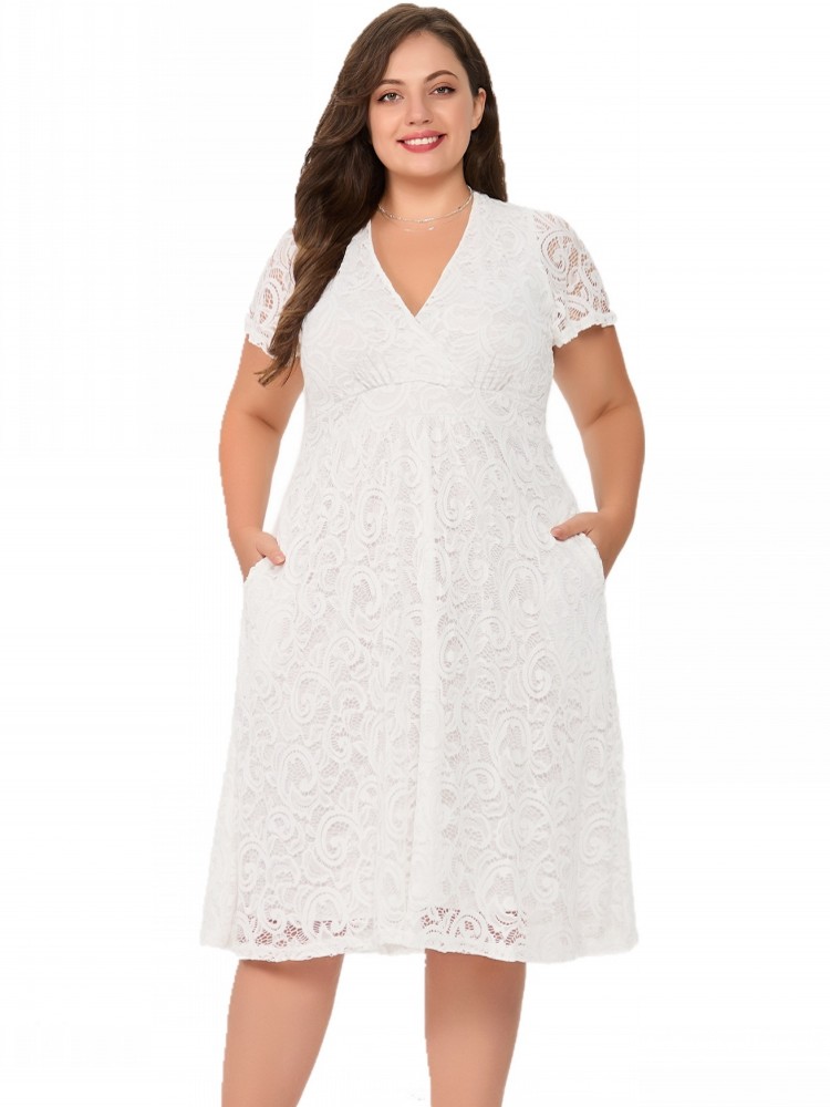 XL-5XL Plus Size Clothes Lace  - đánh giá và giá Xl Women'S Fashion