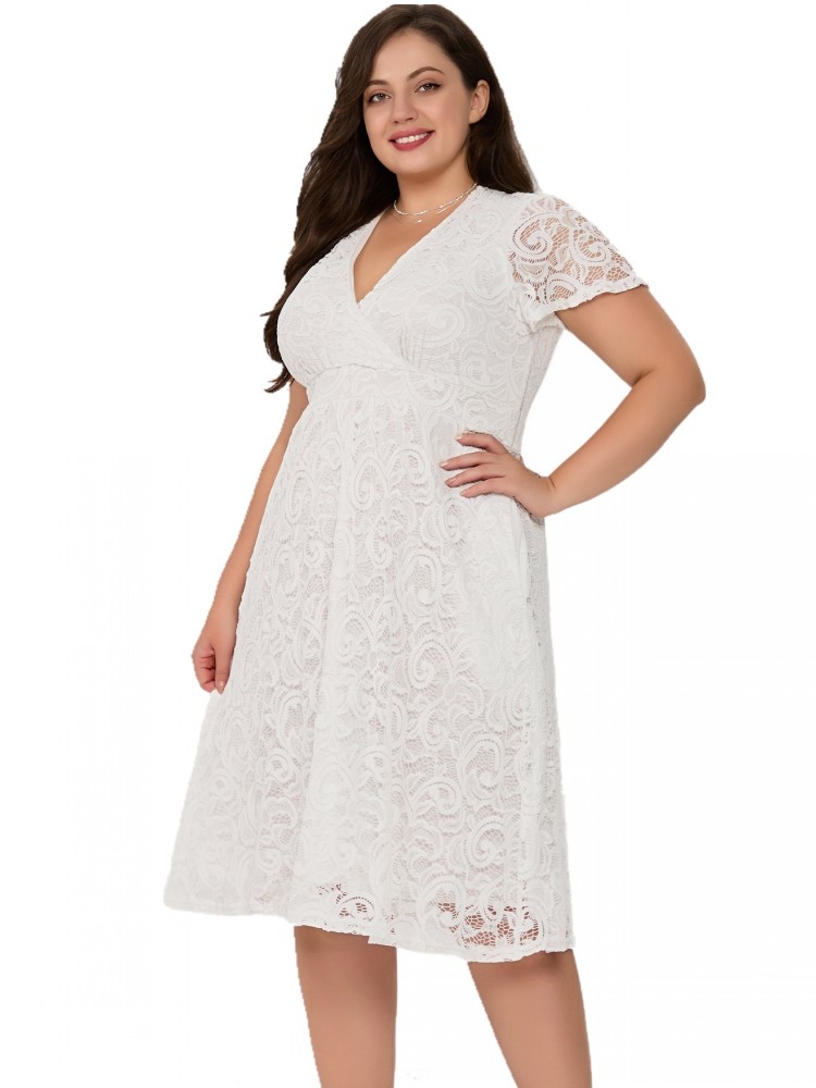 XL-5XL Plus Size Clothes Lace  - đánh giá và giá Xl Women'S Fashion