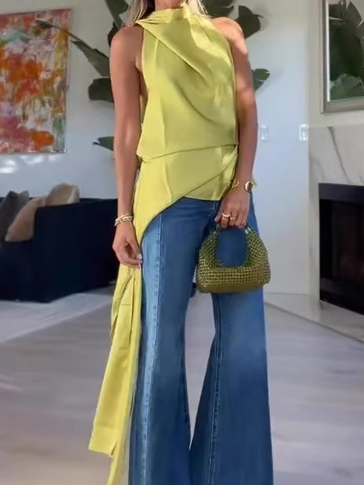 Halter Lace-Up Fashion Chic Bl - đánh giá và giá Women'S Fashion Trends Spring 2026