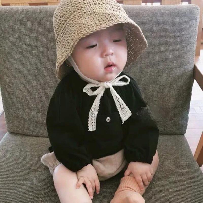 Summer Korean Baby Boy Girl St - đánh giá và giá Straw Hat Summer