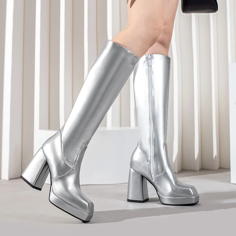 Green Winter Women Platform Kn - đánh giá và giá Winter Fashion Women Boots