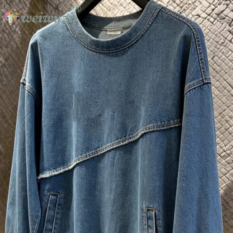 Women Denim Jacket Irregular C - đánh giá và giá Women'S Fashion Long Coat