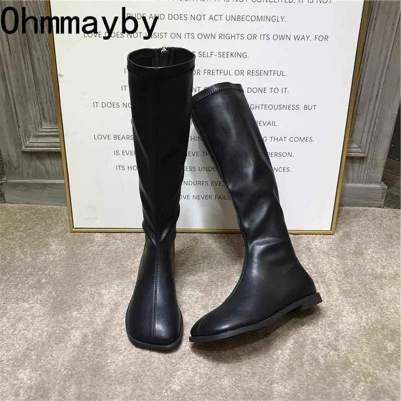 Street Style Stretch Women Kne - đánh giá và giá Winter Fashion Women Boots