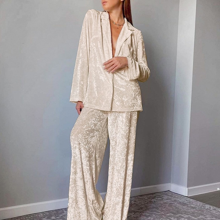Lounge Pj Nightwear Pyjamas Ve - đánh giá và giá Velvet Blazer Women
