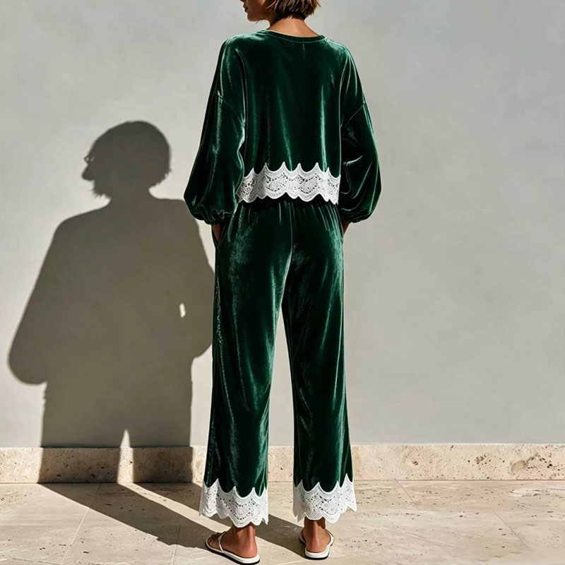 Round Neck Velvet Set Women Ba - đánh giá và giá Velvet Blazer Women