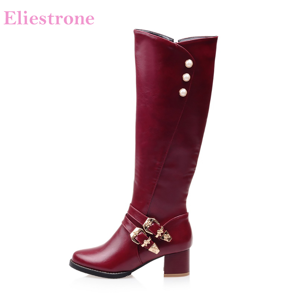 Thương Hiệu Thời Trang Màu Đỏ  - đánh giá và giá Winter Fashion Women Boots