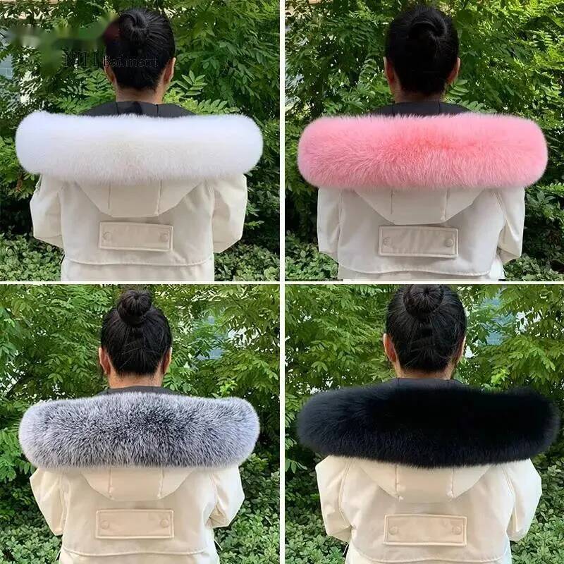 100% Natural Fur Collar Winter - đánh giá và giá Women'S Fashion Long Coat