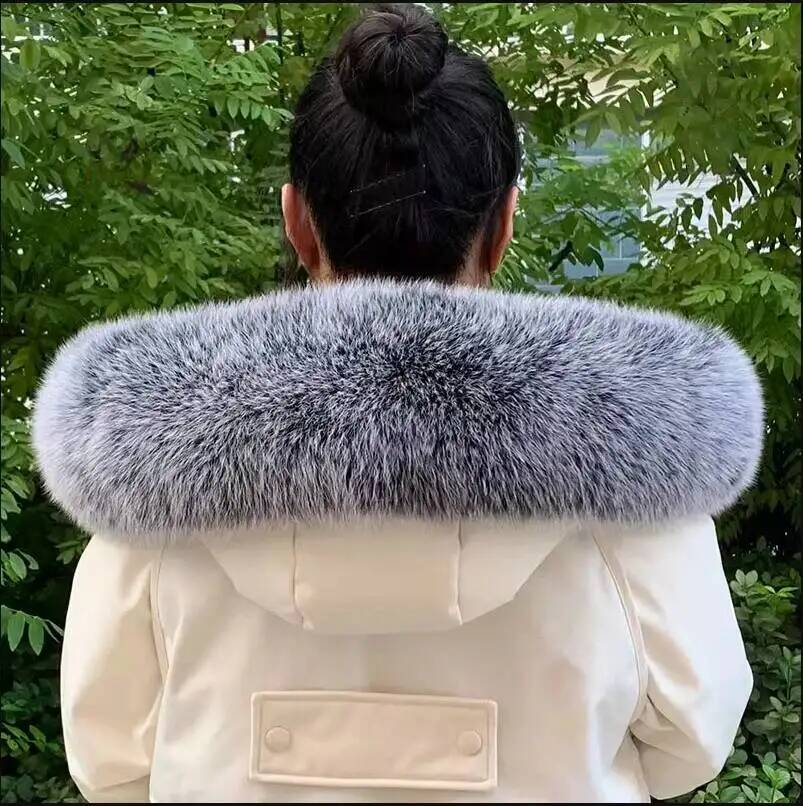 100% Natural Fur Collar Winter - đánh giá và giá Women'S Fashion Long Coat