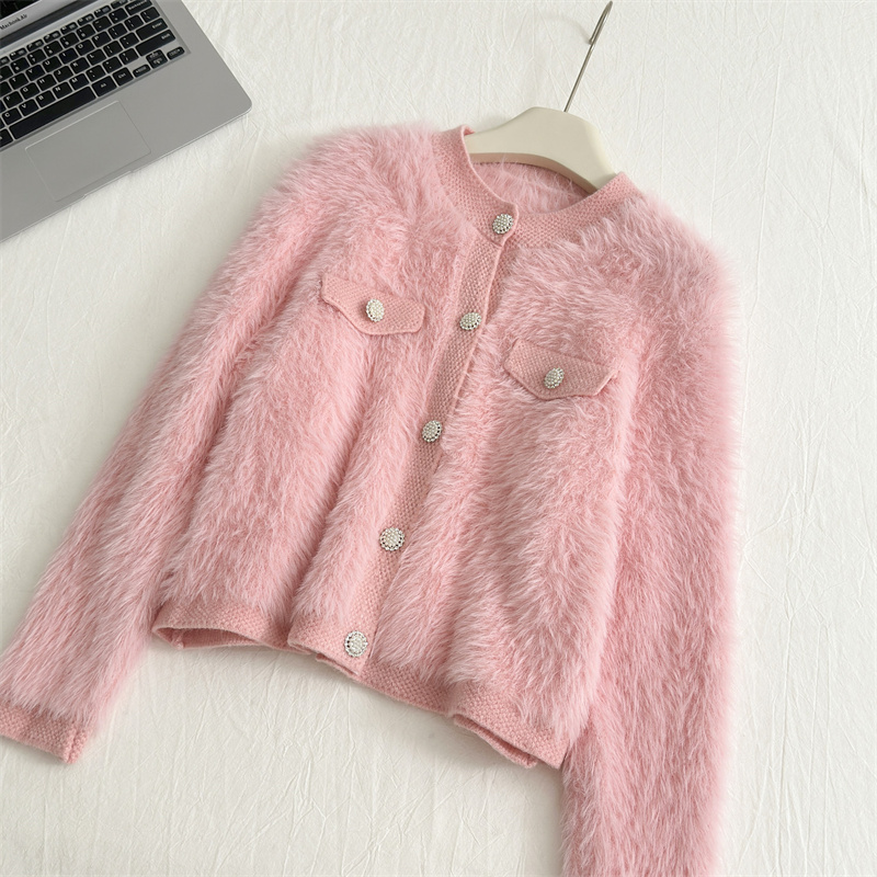 Mohair Jacquard Knit Sweate Ca - đánh giá và giá Xl Women'S Fashion