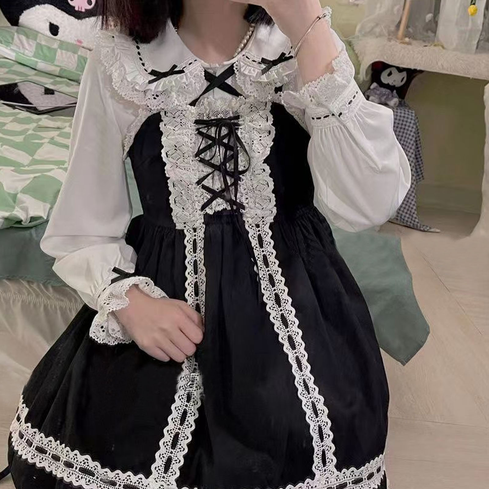 Japanese Lolita Style Lace Ruf - đánh giá và giá Xl Women'S Fashion